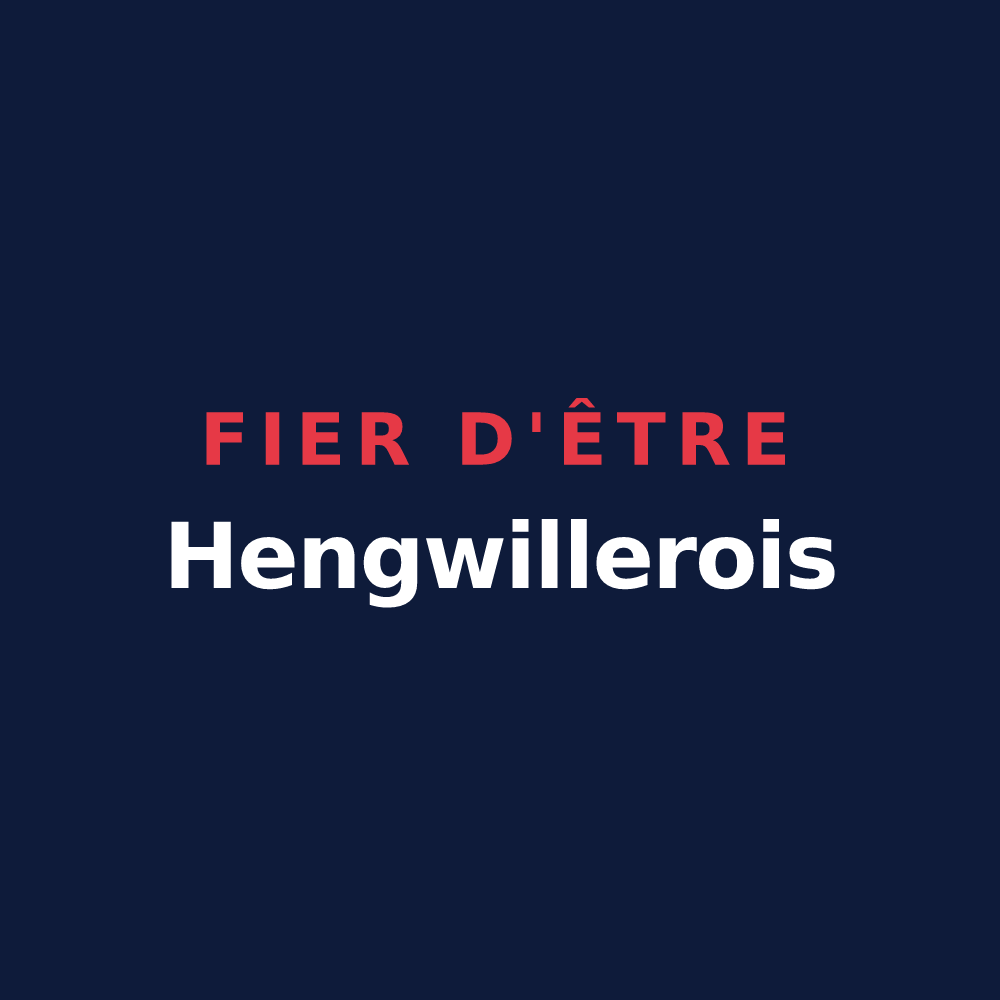 T-shirt « Fier d'être Hengwillerois » — design pour Hengwiller