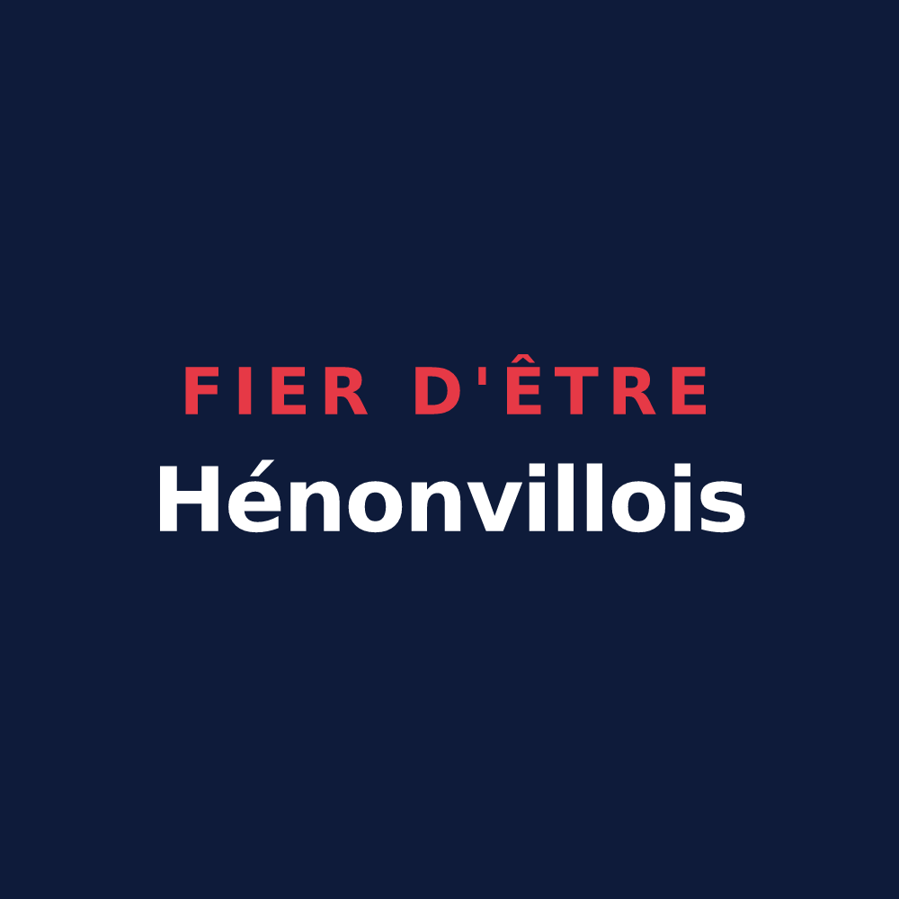 T-shirt « Fier d'être Hénonvillois » — design pour Hénonville