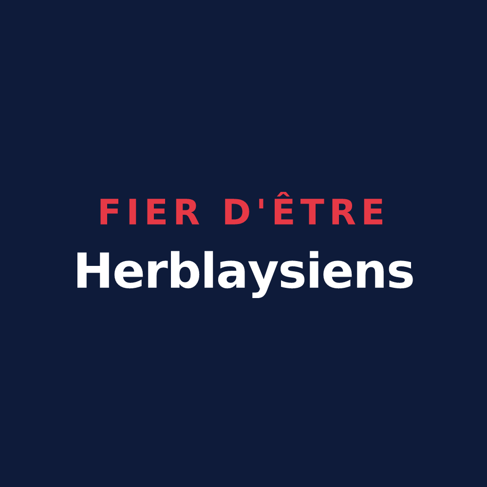 T-shirt « Fier d'être Herblaysiens » — design pour Herblay-sur-Seine
