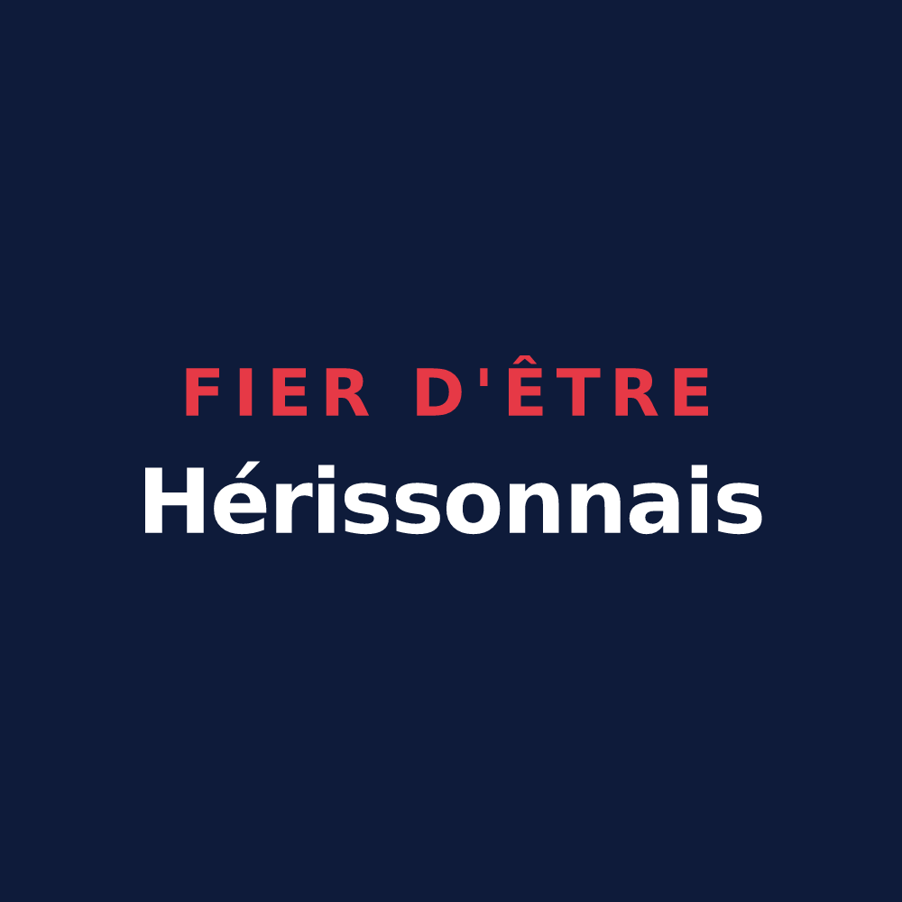 T-shirt « Fier d'être Hérissonnais » — design pour Hérisson