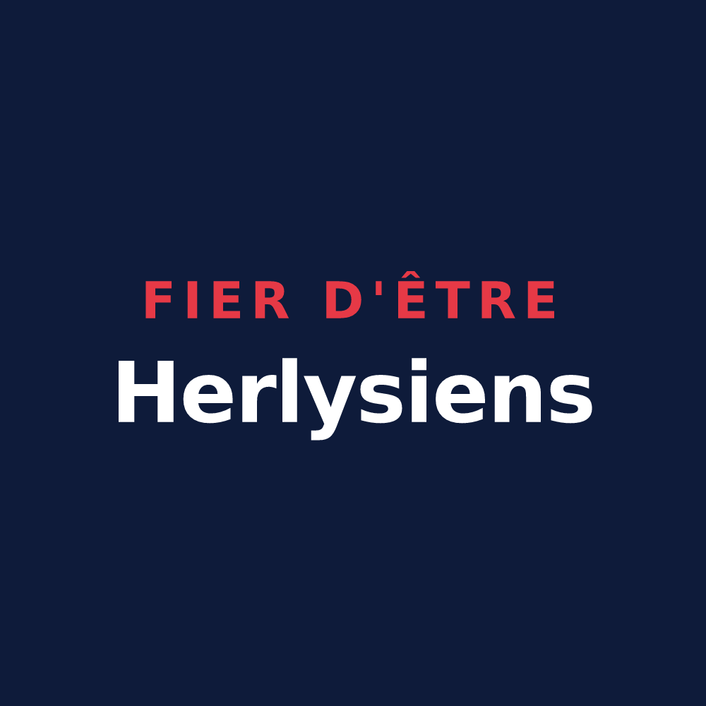 T-shirt « Fier d'être Herlysiens » — design pour Herly