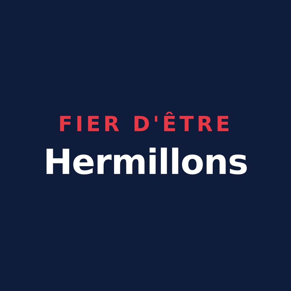 T-shirt « Fier d'être Hermillons » — design pour Hermé