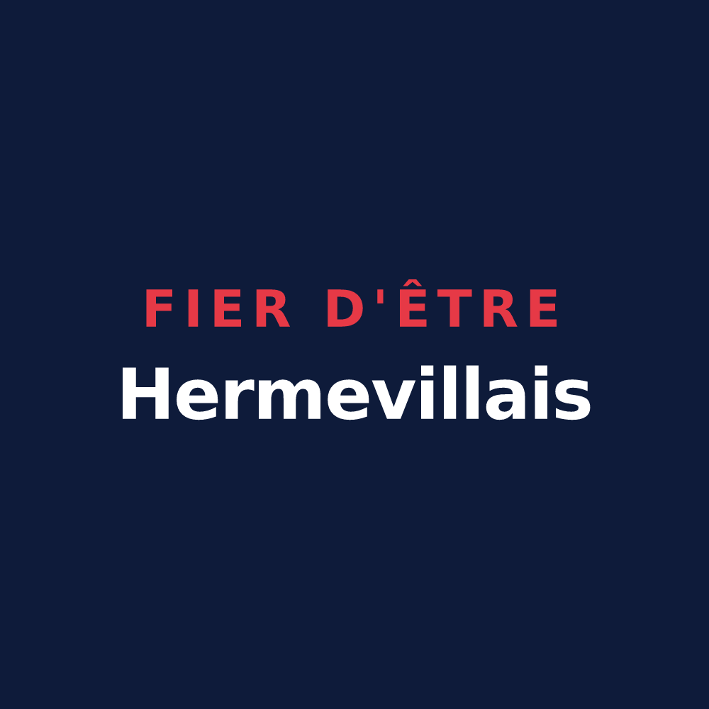 T-shirt « Fier d'être Hermevillais » — design pour Hermeville