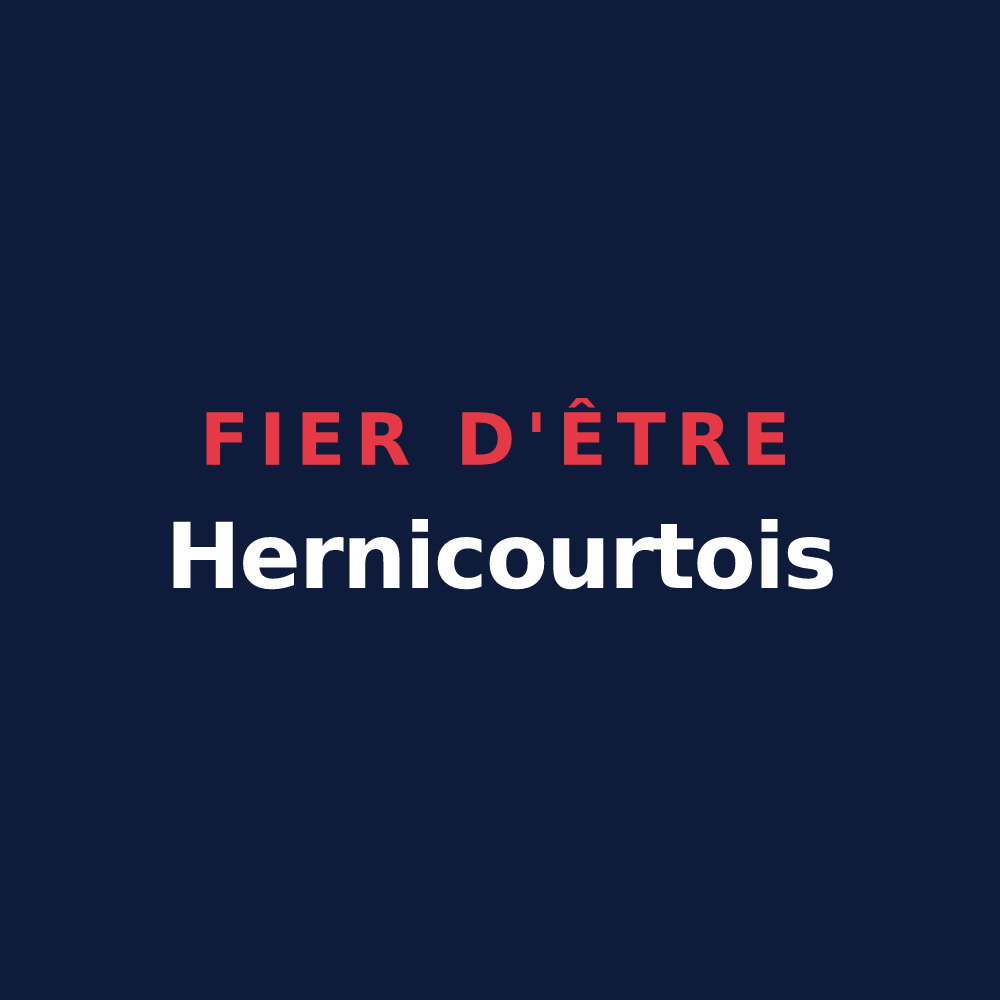 T-shirt « Fier d'être Hernicourtois » — design pour Hernicourt