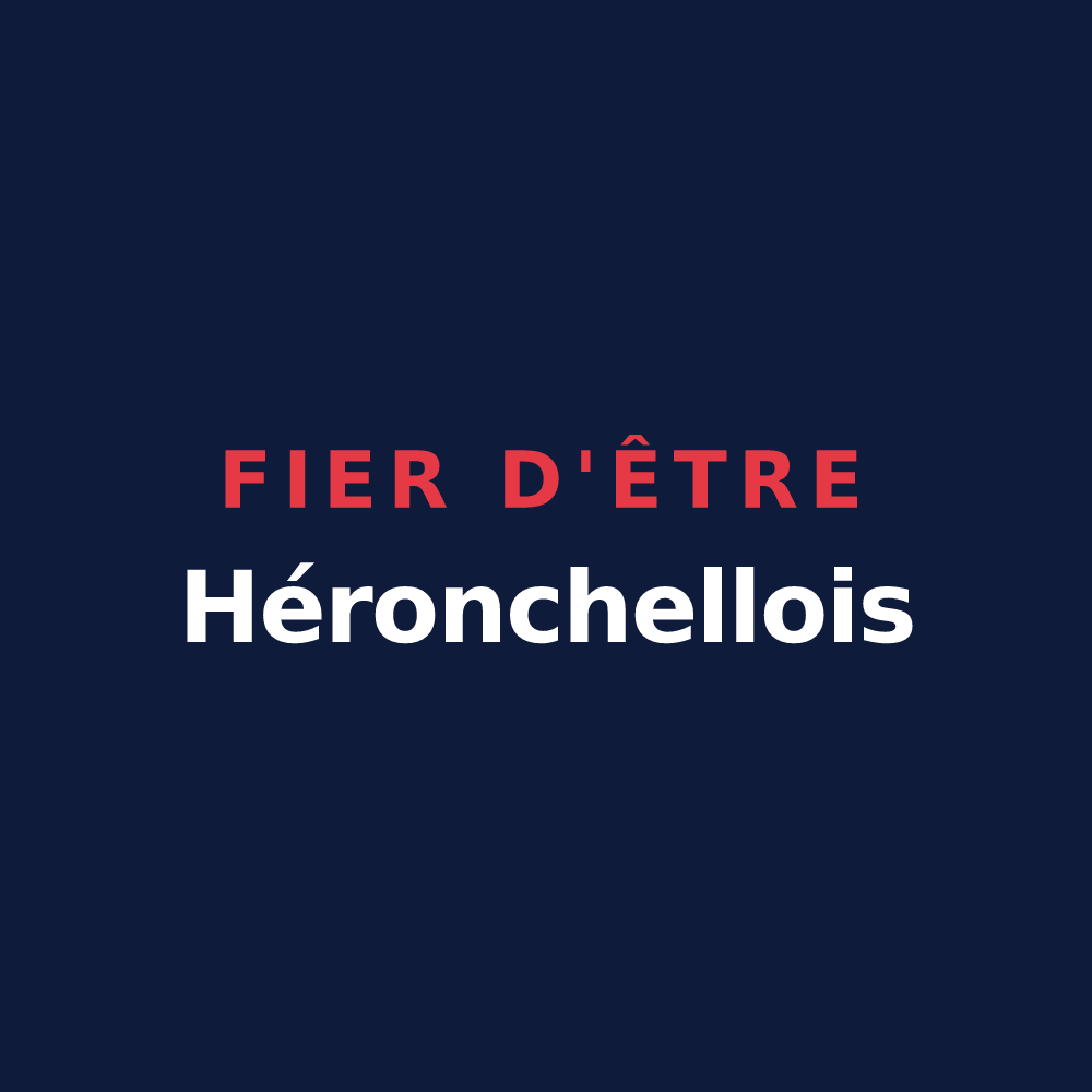 T-shirt « Fier d'être Héronchellois » — design pour Héronchelles