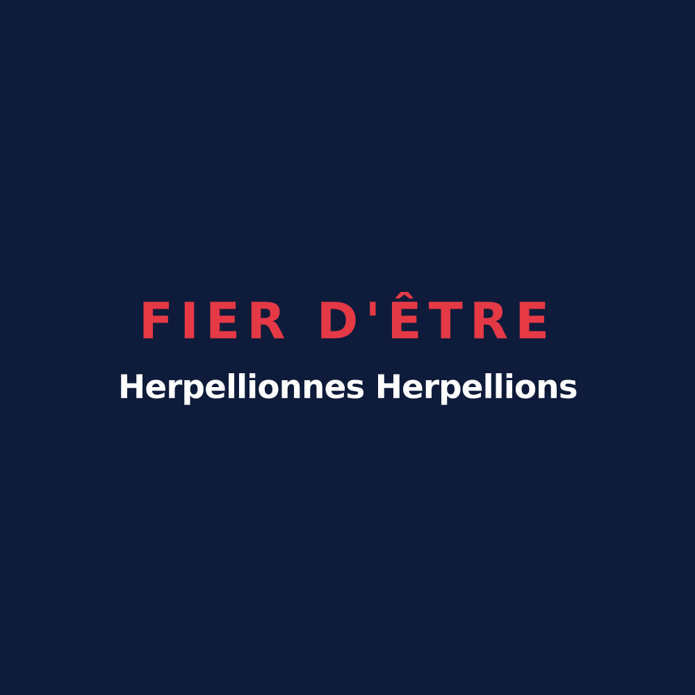 T-shirt « Fier d'être Herpellionnes Herpellions » — design pour Herpelmont
