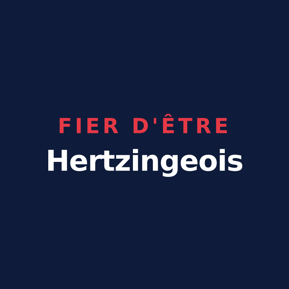 T-shirt « Fier d'être Hertzingeois » — design pour Hertzing