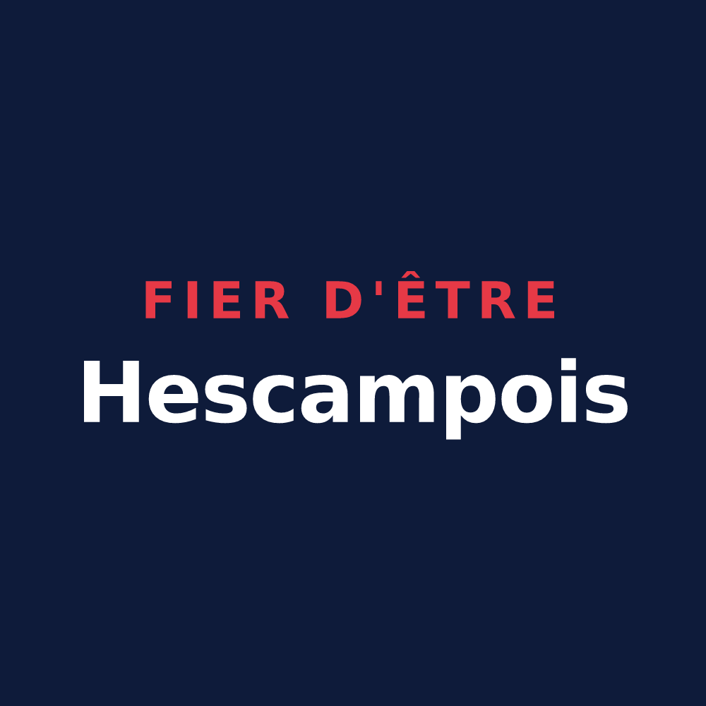 T-shirt « Fier d'être Hescampois » — design pour Hescamps