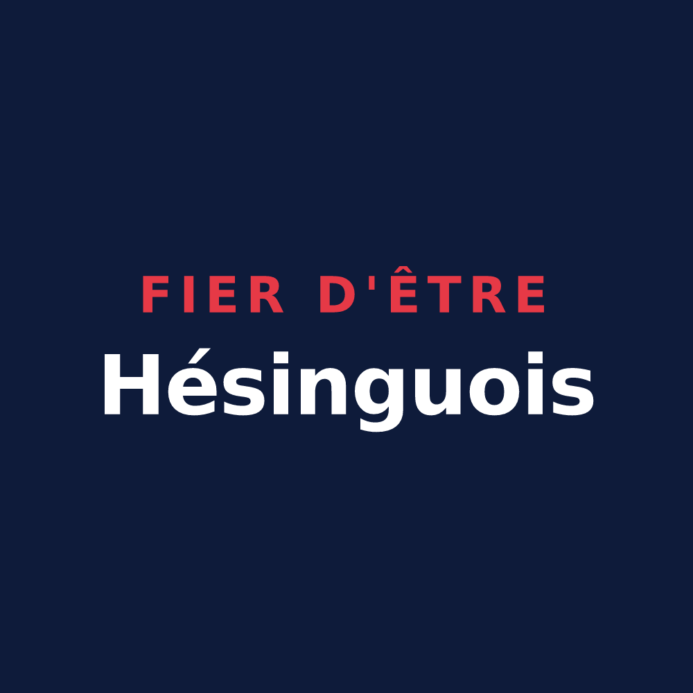 T-shirt « Fier d'être Hésinguois » — design pour Hésingue