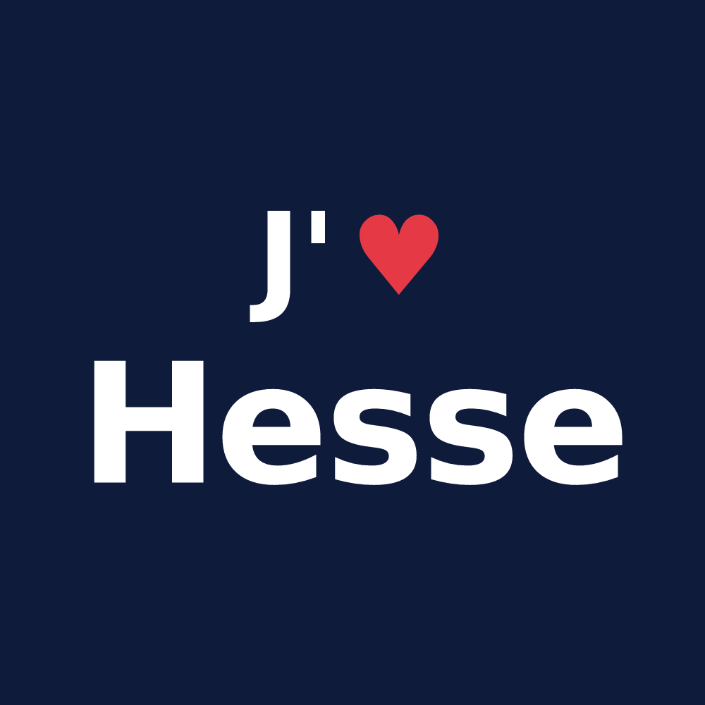 T-shirt personnalisé Hesse — design J'aime Hesse