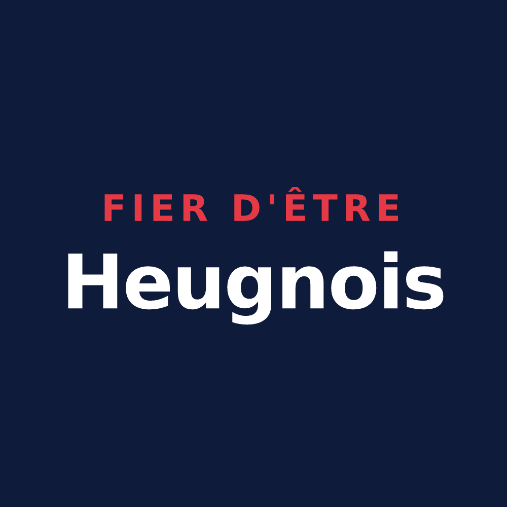 T-shirt « Fier d'être Heugnois » — design pour Heugnes