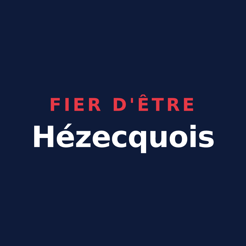 T-shirt « Fier d'être Hézecquois » — design pour Hézecques