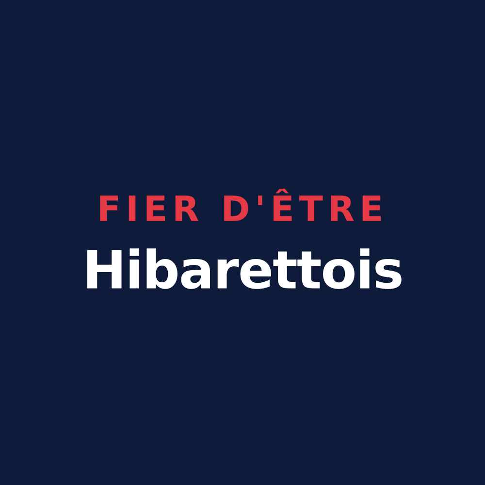 T-shirt « Fier d'être Hibarettois » — design pour Hibarette