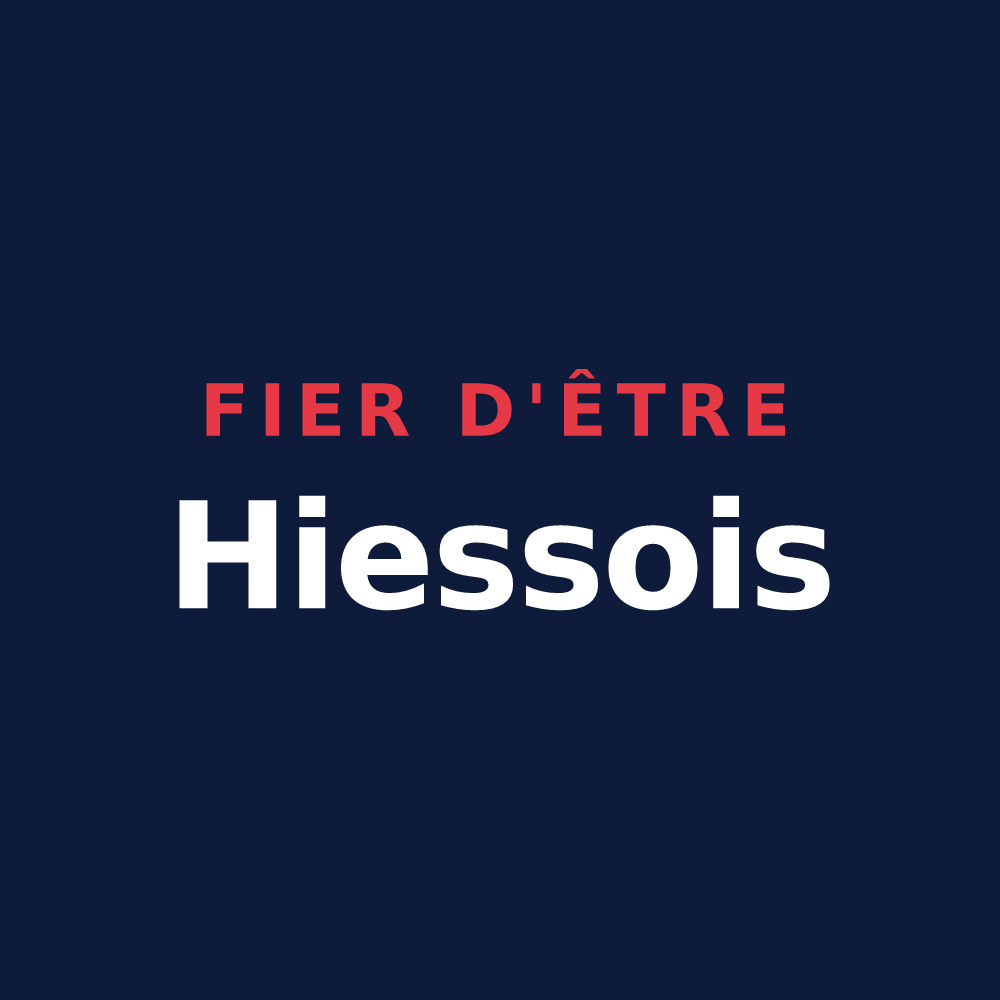 T-shirt « Fier d'être Hiessois » — design pour Hiesse