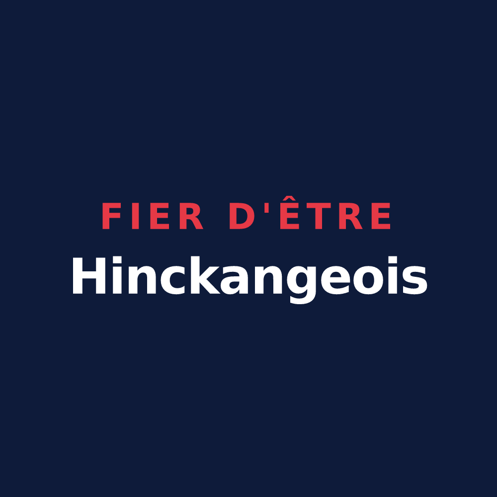 T-shirt « Fier d'être Hinckangeois » — design pour Hinckange