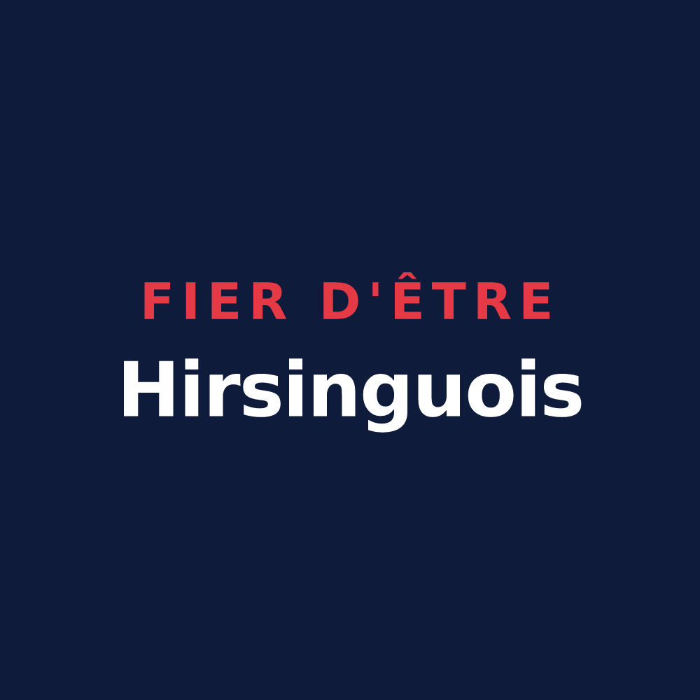 T-shirt « Fier d'être Hirsinguois » — design pour Hirsingue