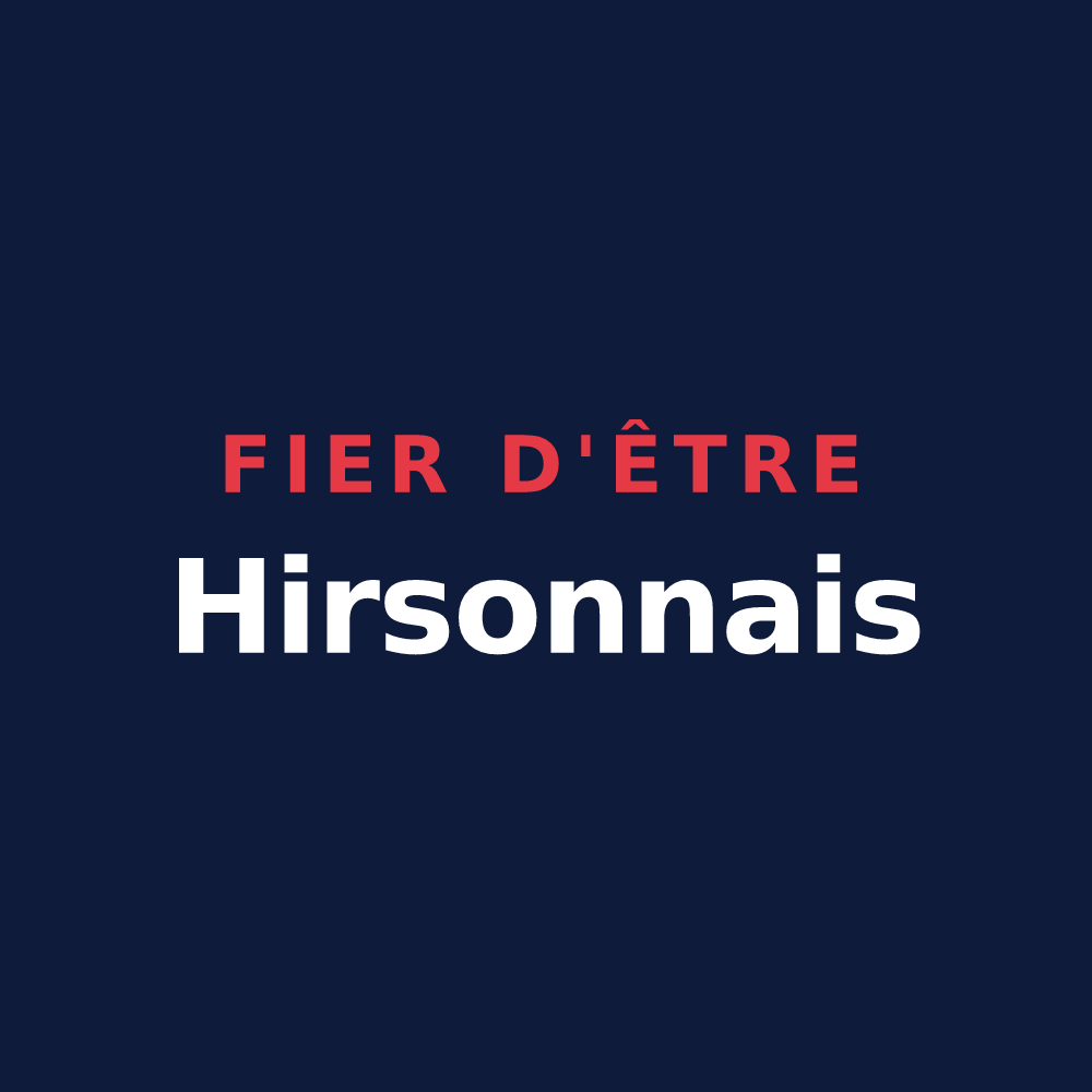 T-shirt « Fier d'être Hirsonnais » — design pour Hirson