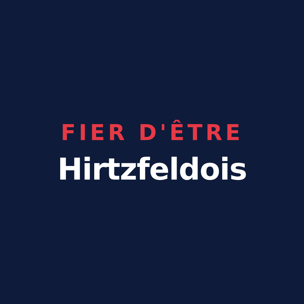T-shirt « Fier d'être Hirtzfeldois » — design pour Hirtzfelden