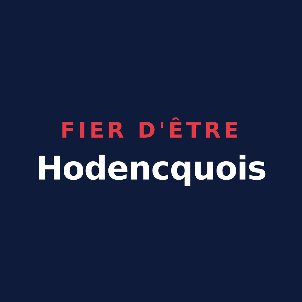 T-shirt « Fier d'être Hodencquois » — design pour Hodenc-l'Évêque
