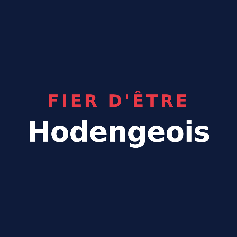 T-shirt « Fier d'être Hodengeois » — design pour Hodeng-Hodenger