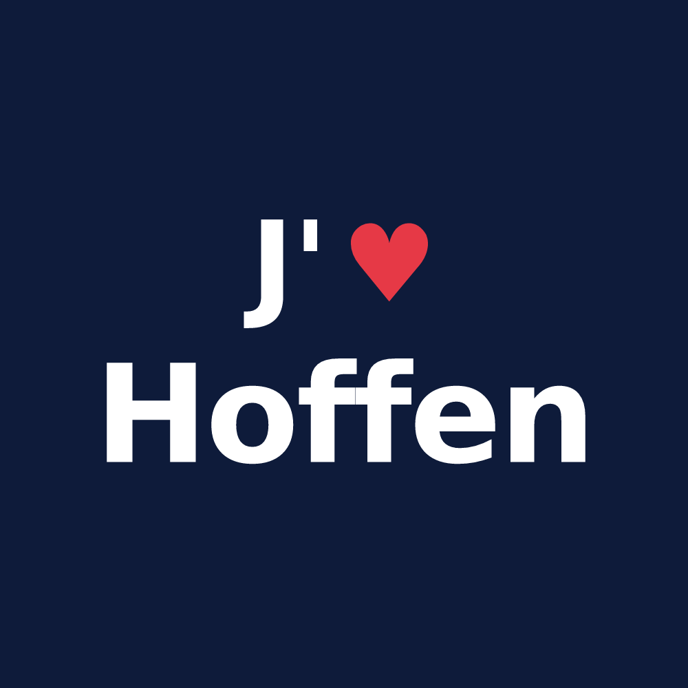 T-shirt personnalisé Hoffen — design J'aime Hoffen