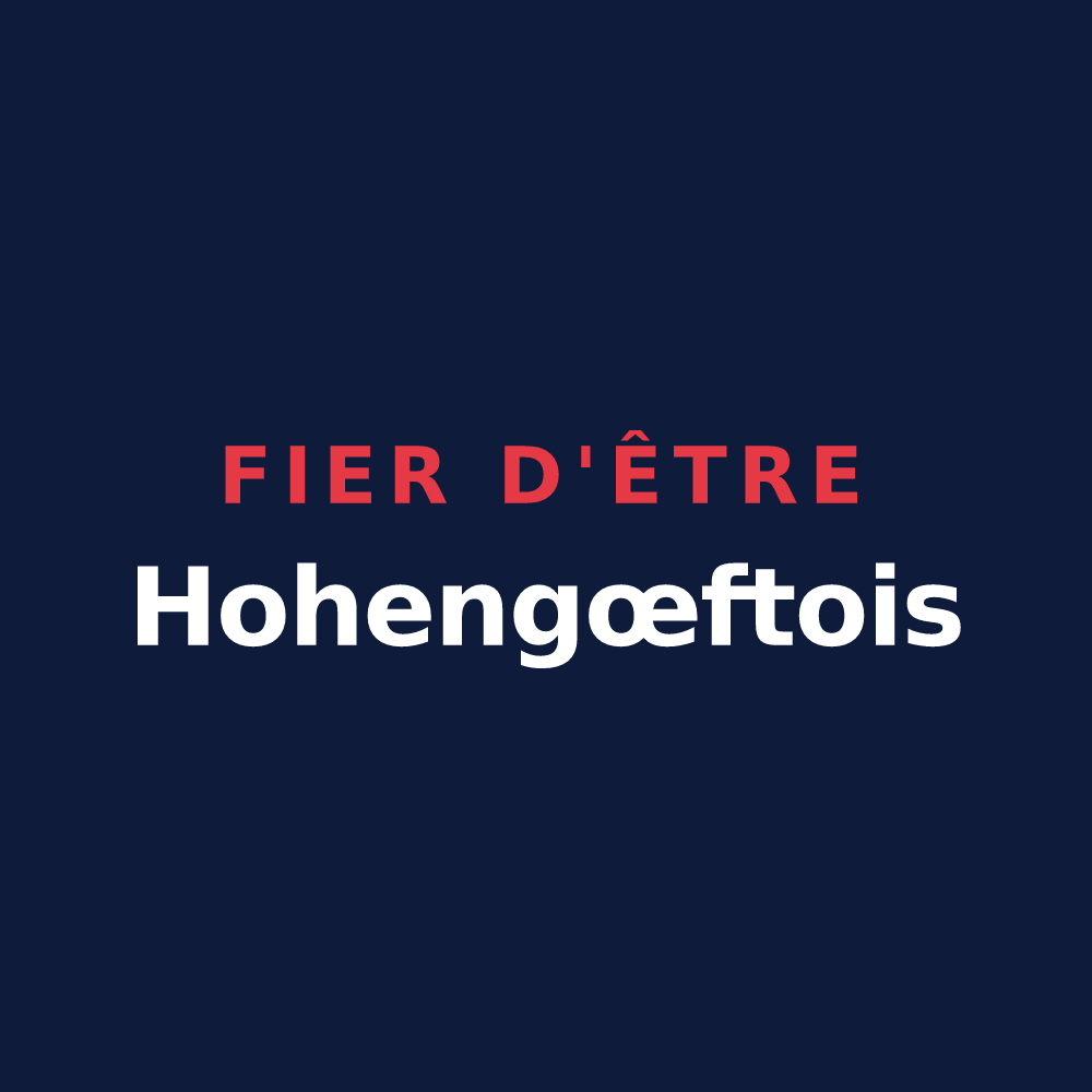 T-shirt « Fier d'être Hohengœftois » — design pour Hohengœft