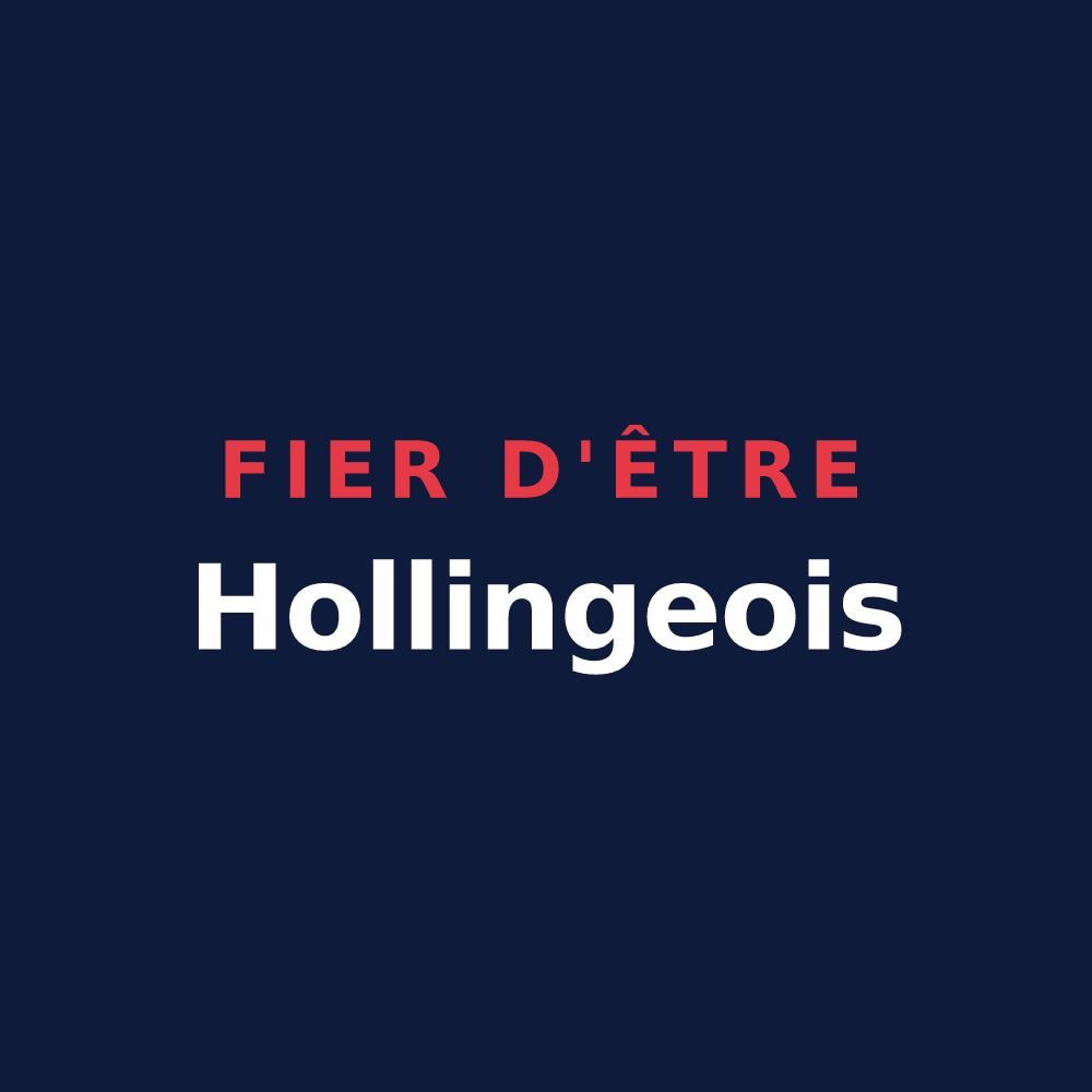 T-shirt « Fier d'être Hollingeois » — design pour Holling