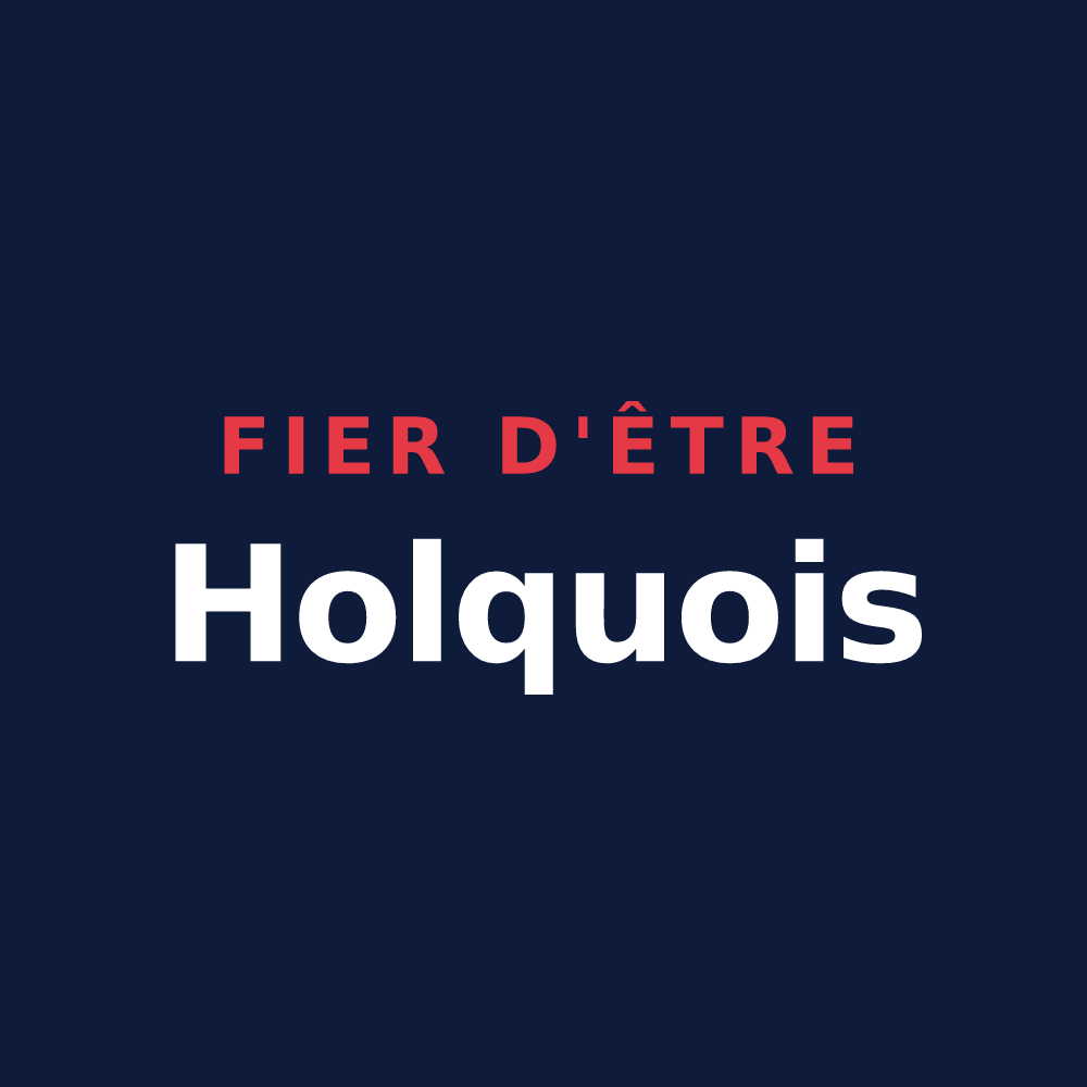 T-shirt « Fier d'être Holquois » — design pour Holque