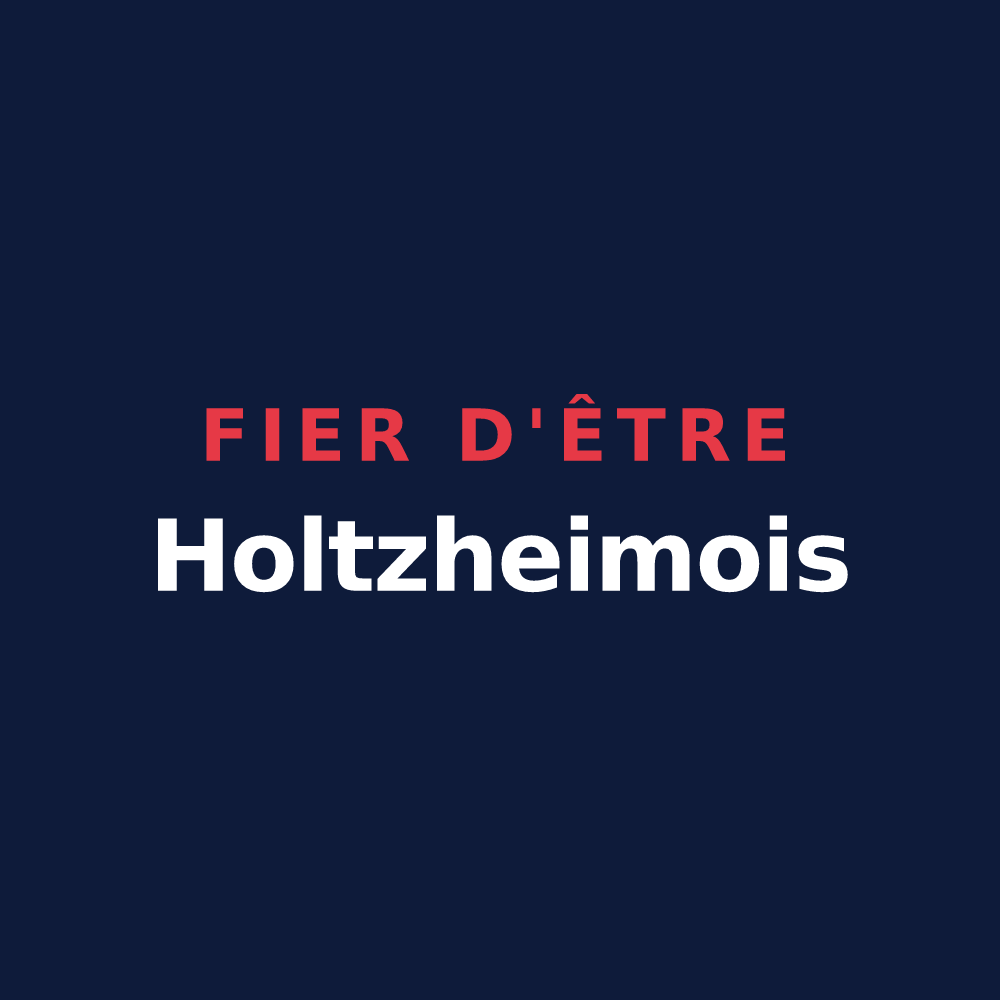 T-shirt « Fier d'être Holtzheimois » — design pour Holtzheim