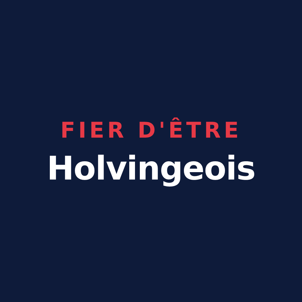 T-shirt « Fier d'être Holvingeois » — design pour Holving