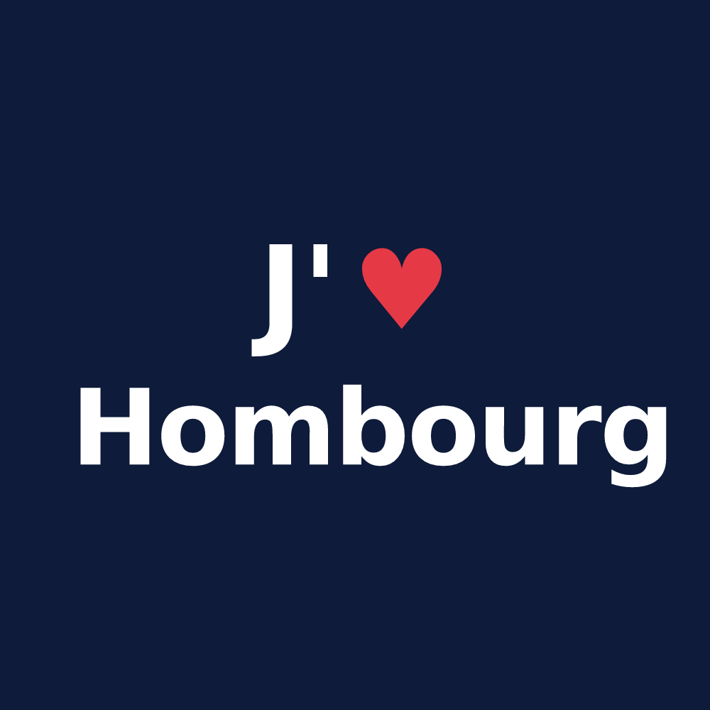 T-shirt personnalisé Hombourg — design J'aime Hombourg