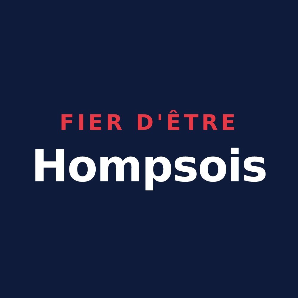 T-shirt « Fier d'être Hompsois » — design pour Homps
