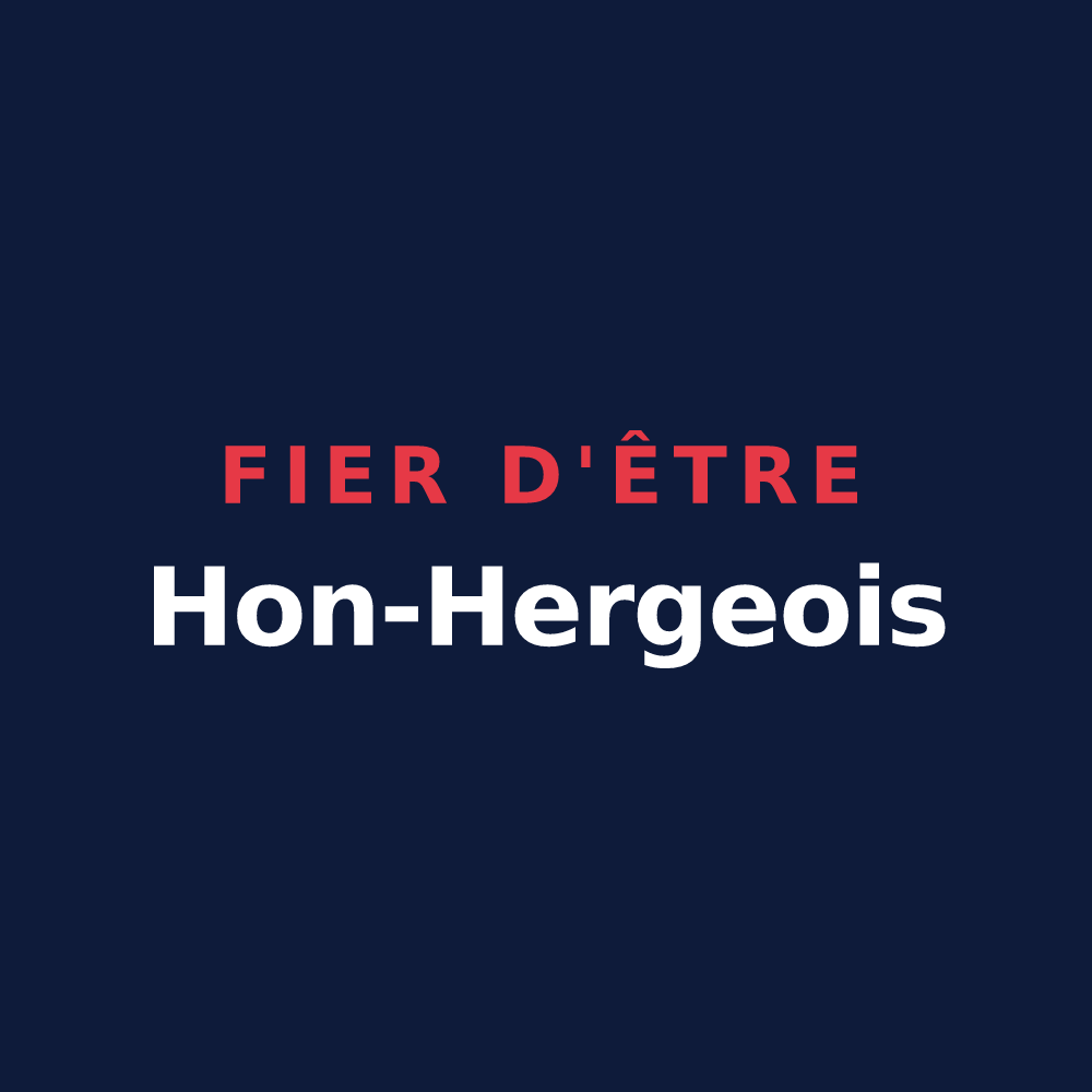 T-shirt « Fier d'être Hon-Hergeois » — design pour Hon-Hergies