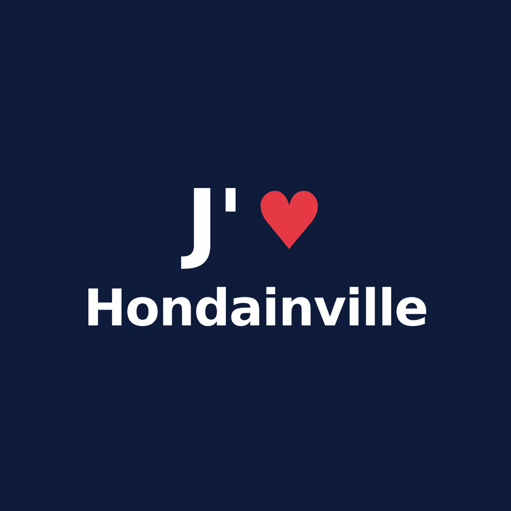 T-shirt personnalisé Hondainville — design J'aime Hondainville
