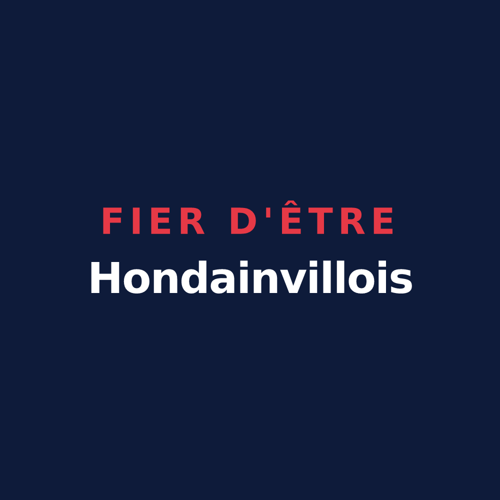 T-shirt « Fier d'être Hondainvillois » — design pour Hondainville