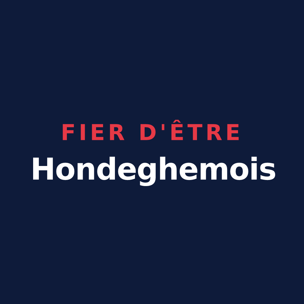 T-shirt « Fier d'être Hondeghemois » — design pour Hondeghem
