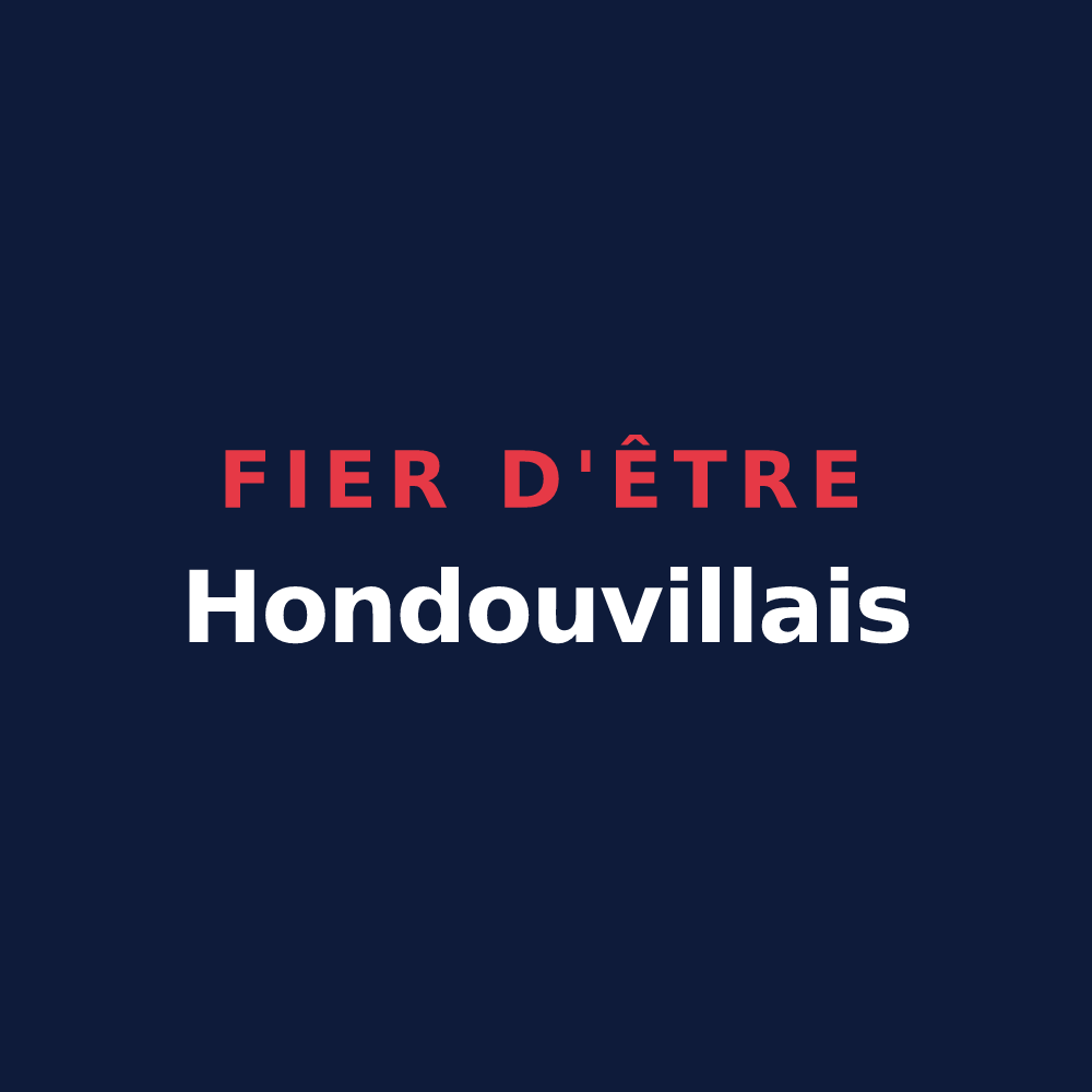T-shirt « Fier d'être Hondouvillais » — design pour Hondouville