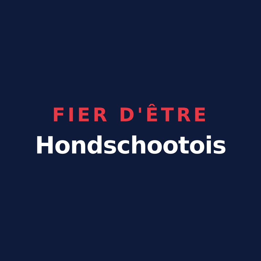 T-shirt « Fier d'être Hondschootois » — design pour Hondschoote