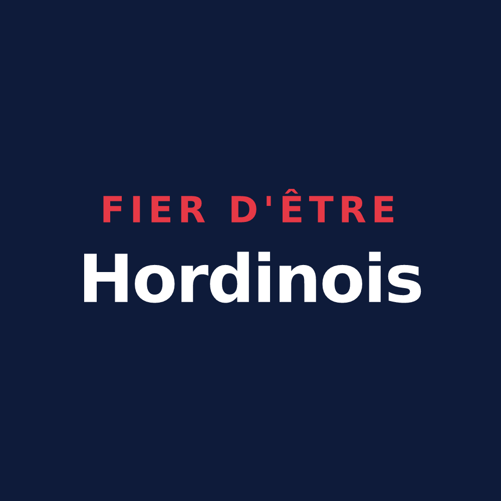 T-shirt « Fier d'être Hordinois » — design pour Hordain