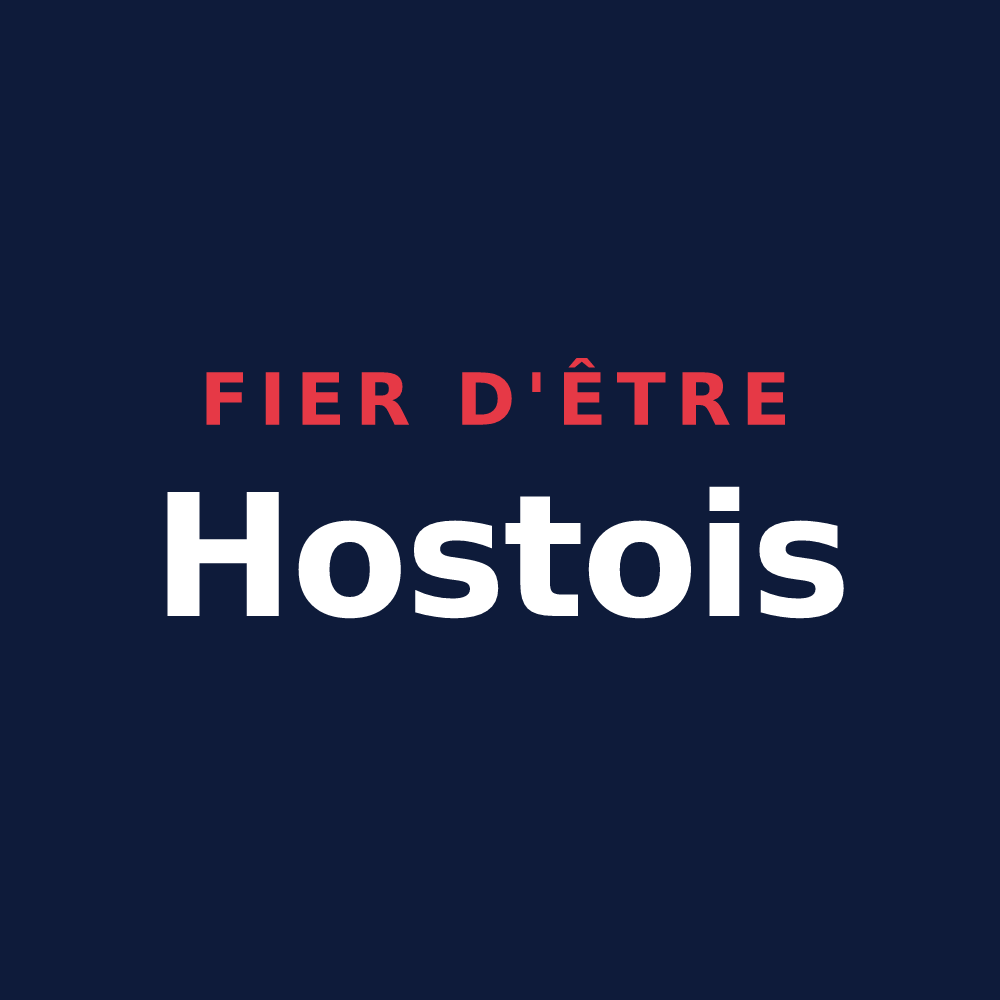 T-shirt « Fier d'être Hostois » — design pour Hoste