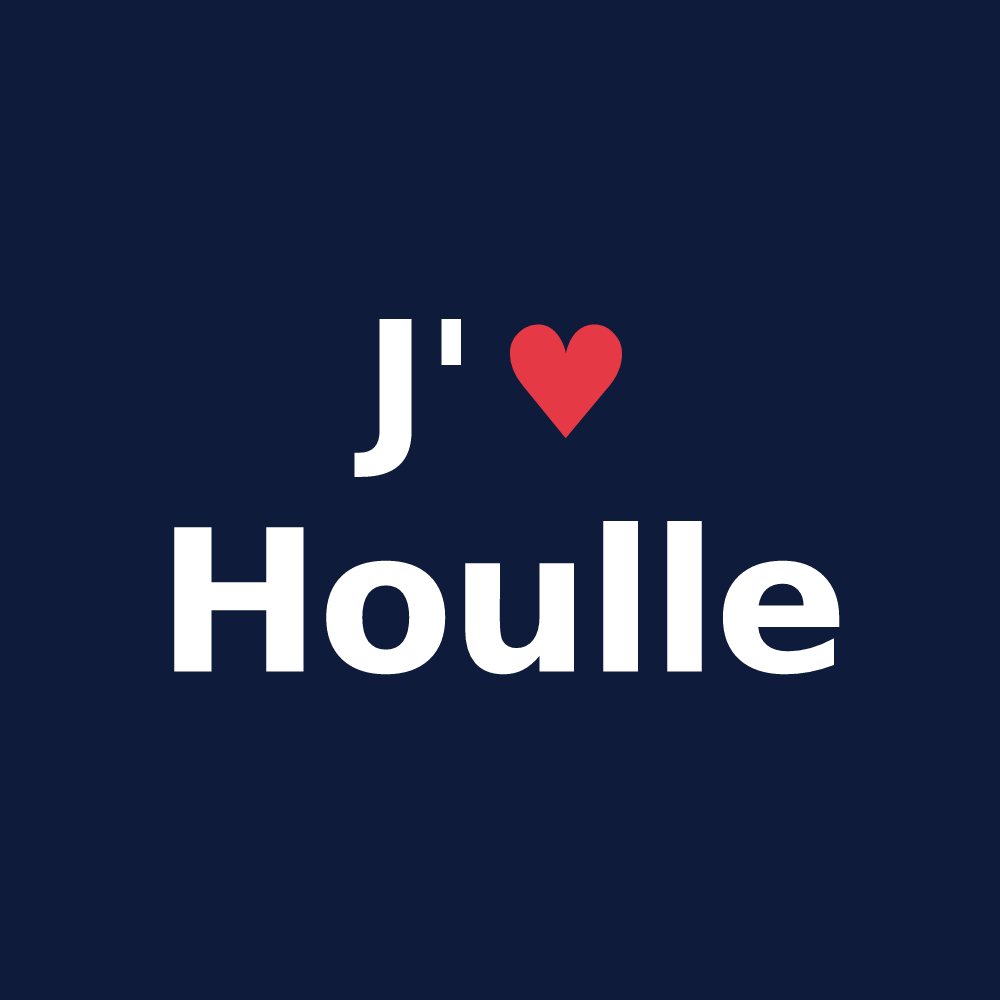T-shirt personnalisé Houlle — design J'aime Houlle