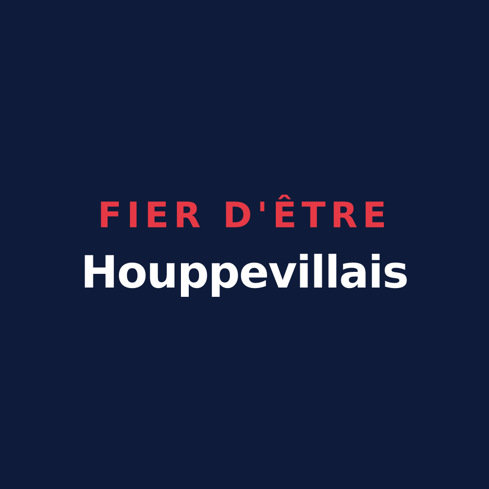 T-shirt « Fier d'être Houppevillais » — design pour Houppeville