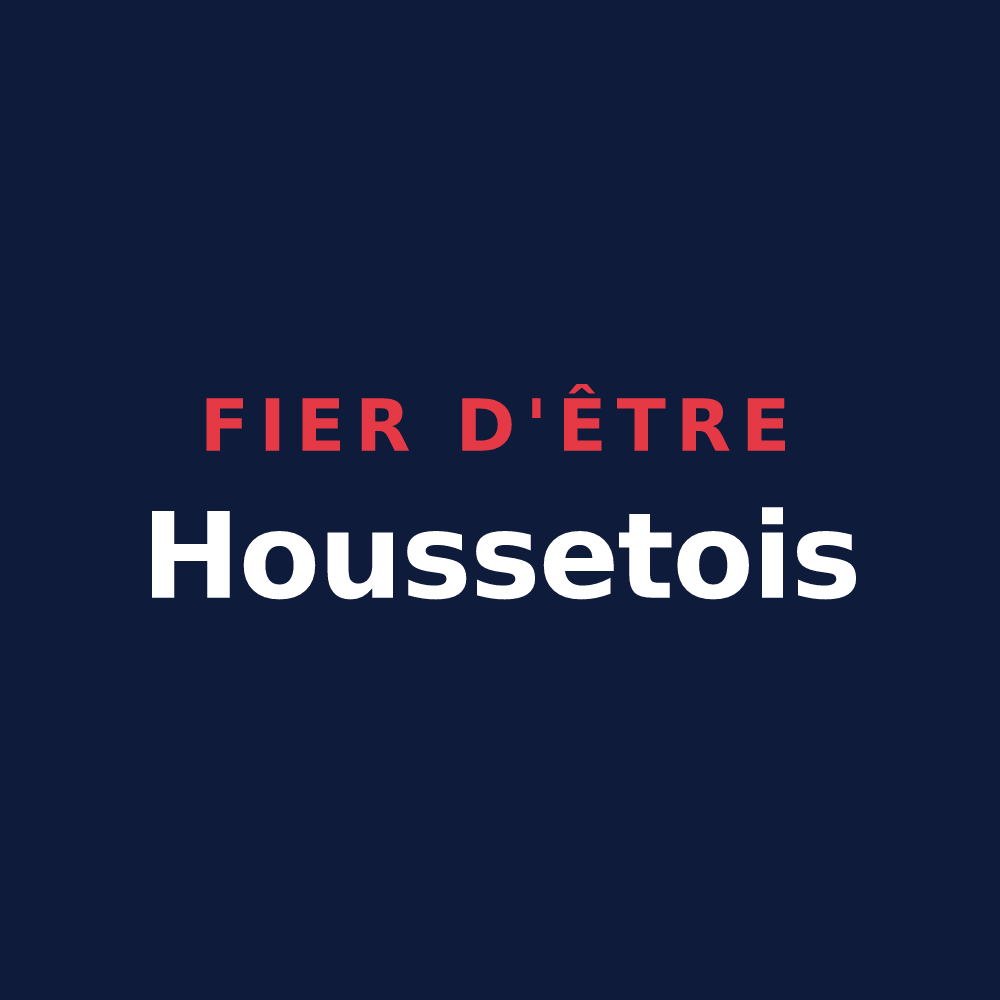 T-shirt « Fier d'être Houssetois » — design pour Housset