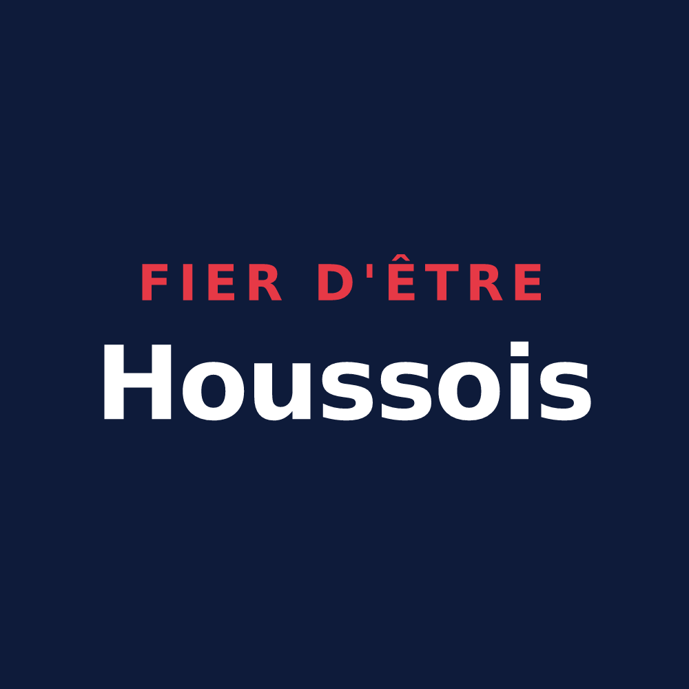 T-shirt « Fier d'être Houssois » — design pour Houx