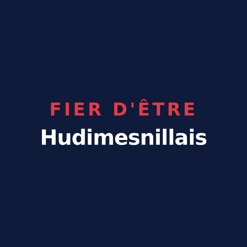 T-shirt « Fier d'être Hudimesnillais » — design pour Hudimesnil