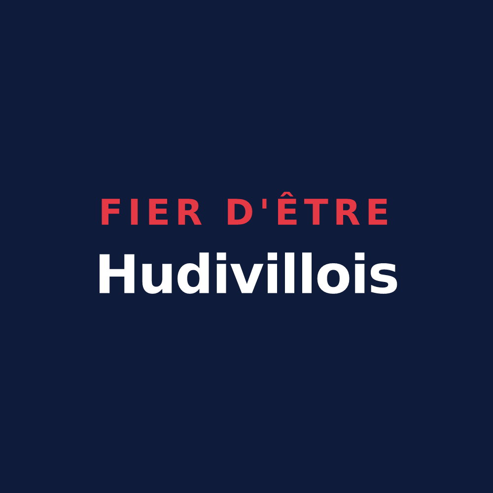 T-shirt « Fier d'être Hudivillois » — design pour Hudiviller