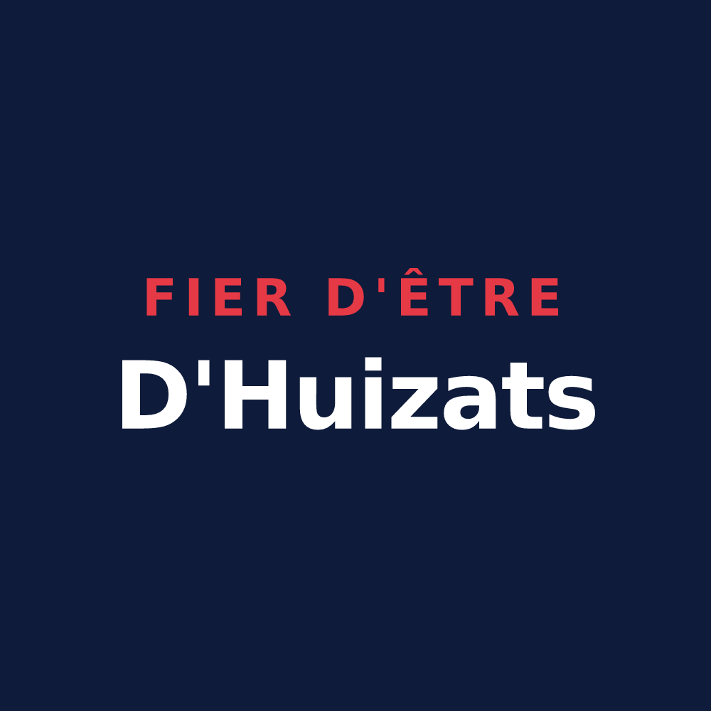 T-shirt « Fier d'être D'Huizats » — design pour Huez