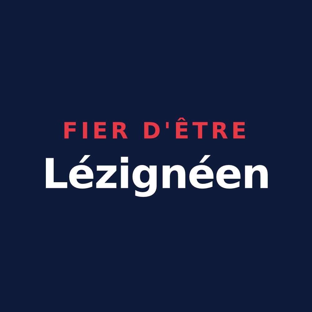 T-shirt « Fier d'être Lézignéen » — design pour Huillé-Lézigné