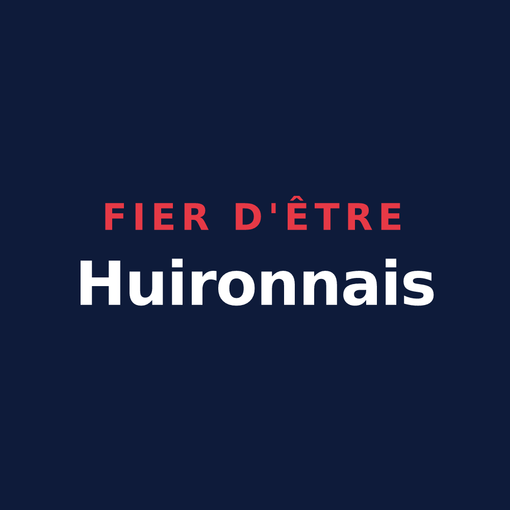 T-shirt « Fier d'être Huironnais » — design pour Huiron