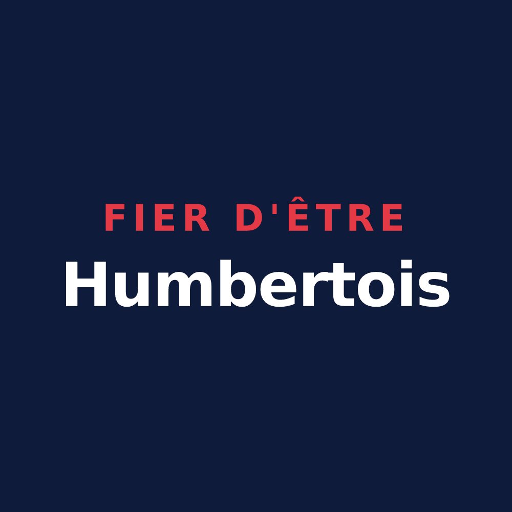 T-shirt « Fier d'être Humbertois » — design pour Humbert